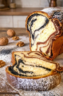 Cozonac artizanal DELUX cu mac