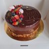 Tort de ciocolata belgiana cu zmeura