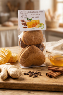 Turta dulce artizanala cu miere 140g